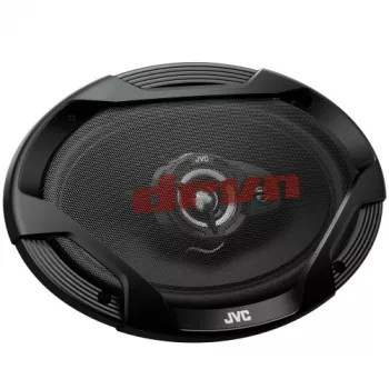 JVC CS-DR6932 6x9 colio 3 krypčių koaksialiniai automobilio garsiakalbiai, 500W maks., 70W RMS, anglies mikos žemųjų dažnių garsiakalbis, PEI aukštųjų dažnių garsiakalbiai, 4 omų