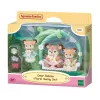 Sylvanian Families Fawn Babies su gėlių sūpynėmis žaidimų rinkinys