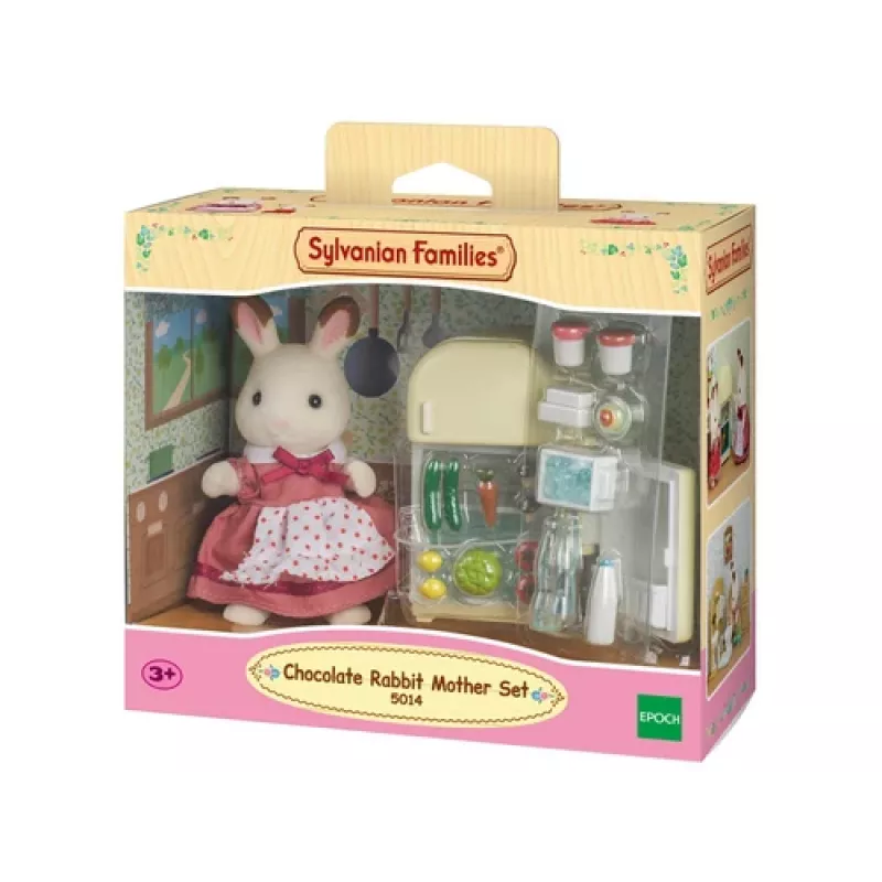 Epoch Sylvanian Families Šokoladinio Triušio Mama Virtuvės komplektas