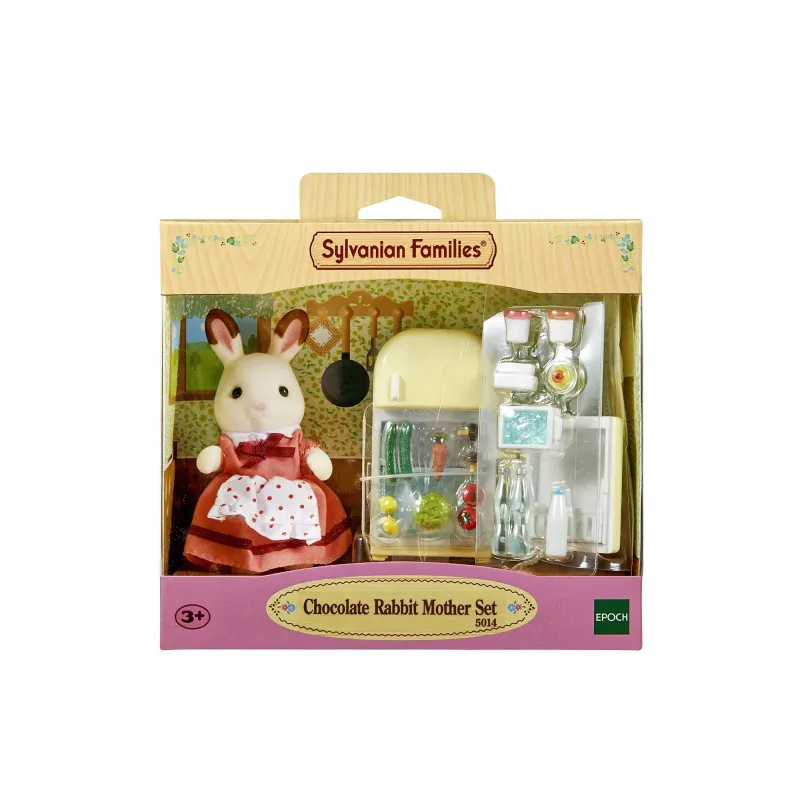 Epoch Sylvanian Families Šokoladinio Triušio Mama Virtuvės komplektas