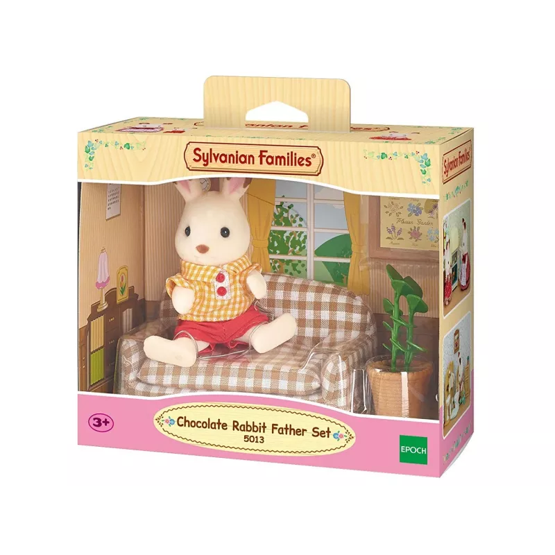 Sylvanian Families Šokoladinių Triušių tėtis – svetainės komplektas