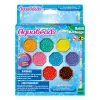 EPOCH Aquabeads blizgučių karoliukų papildymo rinkinys – 800 vnt., 8 spalvų