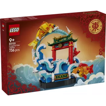 LEGO 80120 Šuoliuojantis karpis – sėkmės simbolis, 1060 dalių statybos rinkinys