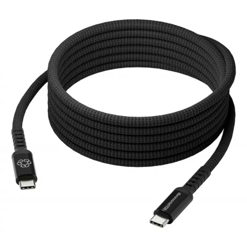 dbramante1928 Copenhagen USB-C į USB-C pintas laidas 1 m juodas