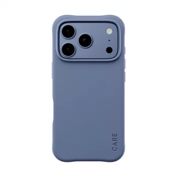 CARE by PanzerGlass Samba dėklas, skirtas iPhone 17 Pro / 18 Pro – mėlynų atspalvių, MagSafe, perdirbtas TPU, antibakterinis, apsauga nuo kritimo iki 3,6 m