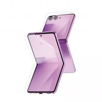 PanzerGlass PG65143 Samsung Galaxy Z Flip8 pagrindinio ekrano grūdinto stiklo apsauga su TPU plėvele
