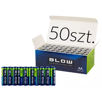 AA LR6 Super Alkaline baterijos 50 vnt. pakuotė – 1,5V ilgaamžė galia