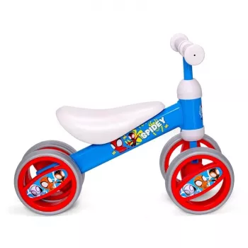 NO NAME 59557 Balance Bike Spidey vaikams nuo 2 iki 5 metų, 10 colių EVA ratai, reguliuojamas sėdynė ir vairas, max 25 kg, Marvel Spider-Man dizainas