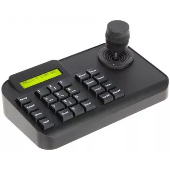 RS-485 prieigos kontrolės klaviatūros terminalas su LCD ekranu ir apšviestais klavišais, suderinamas su Satel ACCO, 12 V DC, apsauga nuo ardymo, ABS korpusas