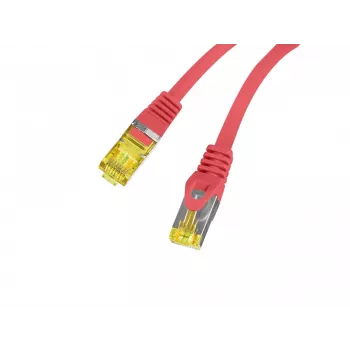 LANBERG Cat.6A S/FTP LSZH varinio tinklo kabelis 20m raudonas - Fluke patvirtintas