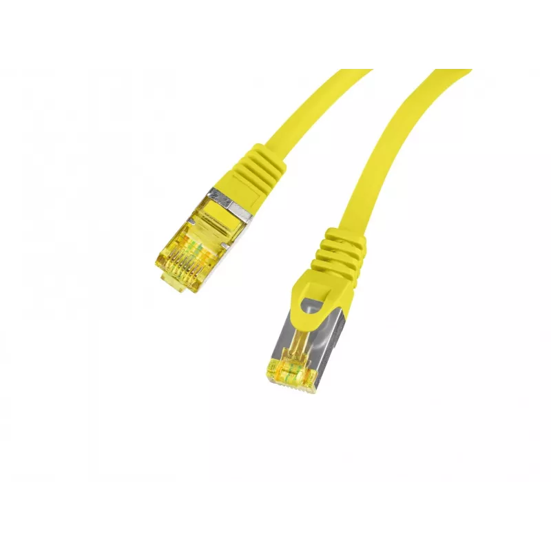 LANBERG Cat.6A S/FTP LSZH varinis jungiamasis laidas 20 m geltonas, Fluke patvirtintas