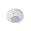 MACLEAN MCE19 lubinis PIR judesio jutiklis – 360° aptikimas, 1200W kaitrinių / 300W LED apkrova, reguliuojamas laikas ir šviesumas, baltas