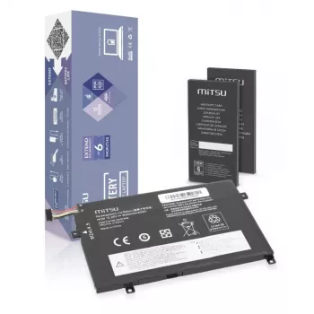 MITSU Battery 01AV411, skirta Lenovo ThinkPad E470 E475, 3650 mAh (40 Wh), 10,95 V