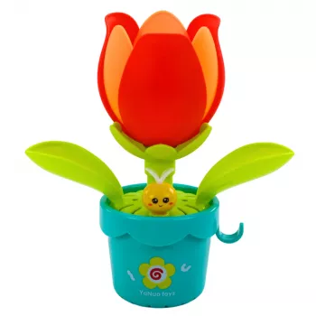 LEAN TOYS interaktyvus vonios žaislas Laistytuvas gėlė, 1,5 L, įvairių spalvų