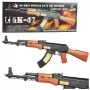 LEAN TOYS AK-47 žaislinis šautuvas su šviesomis ir garsais, 68,5 cm