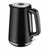 AMICA virdulys 1,7 l KF304 - 2200 W nerūdijančio plieno belaidis elektrinis virdulys, sidabrinis/juodas