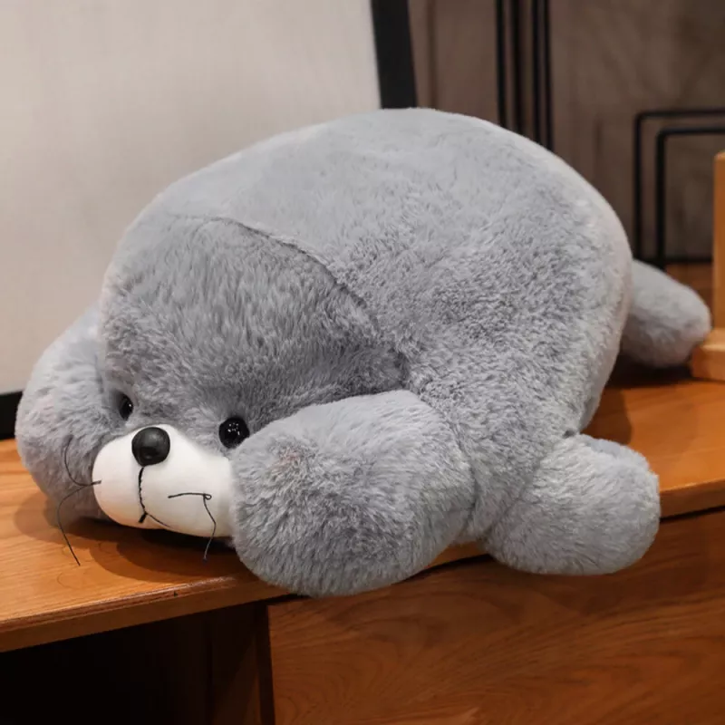 LEAN TOYS Minkštas ruonis 29 cm – pliušinis žaislas