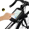WILDMAN Bike Holder Case M E2 1L juodas - vairuotės telefono dėklas, atsparus purslams, su liečiamu ekranu, 1L talpa