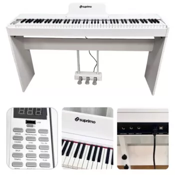 SUPRIMO SDP88 WH skaitmeninis pianinas, baltas