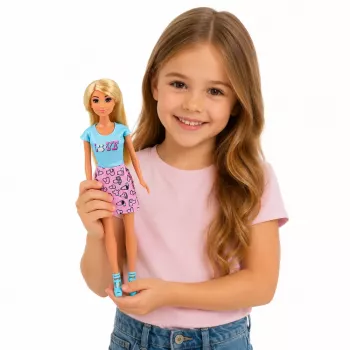 LEAN TOYS Anlily Big Dogs lėlės ir augintinio priežiūros aksesuarų rinkinys