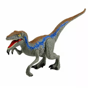 LEAN TOYS Dinosaur Hunter Set veiksmo figūrėlės su judamomis galūnėmis ir tinklo ginklų aksesuarais