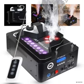 LIGHT4ME JET 3000 LED vertikalus dūmų generatorius 3000W DMX RGB
