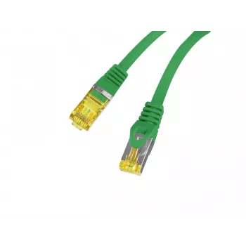 Lanberg PCF6A-10CU-2000-G Cat.6A S/FTP LSZH varinis jungiamasis kabelis 20m žalias, Fluke išbandytas