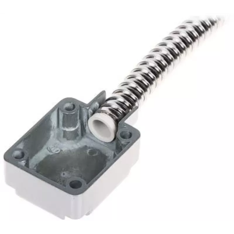 Delta ATLO-KP-11X400 metalinė kabelių apsauginė įvorė, nerūdijantis plienas, sidabrinė
