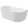 DEANTE KDS_015W 150 cm sieninis arba laisvai pastatomas akrilinis ovalus vonios kubilas, baltas, 220L talpa