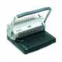 WALLNER S-100 rankinė plastikinių įvairių kombų įrišimo mašina A4 A5 Letter, 250 lapų talpa, 21 skylės perforatorius, svirtimi valdoma