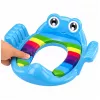 LEAN TOYS minkšta vaikiška tualeto sėdynė su rankenomis, mėlyna