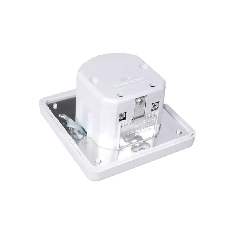 MACLEAN MCE18 PIR judesio ir garso jutiklis sienai, 160°, 1200W, baltas