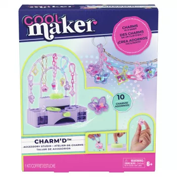Spin Master Cool Maker Charm'd Charm Studio – papuošalų kūrimo rinkinys „pasidaryk pats“