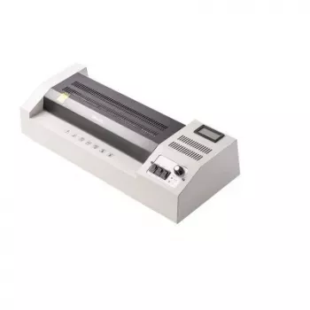 DELI Office Laminatorius E3895-EU A3 | 250 mm/min karšto volelio laminavimas, iki 125 mikronų, apsauga nuo strigimo, šaltas laminavimas, juodas/sidabrinis