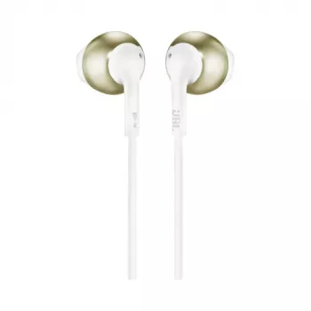 JBL T205 Champagne Gold ausinės su mikrofonu