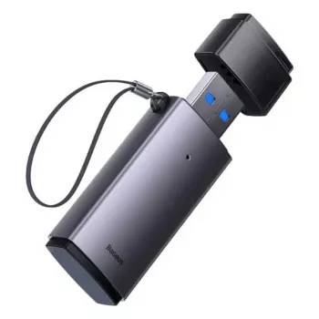 Baseus USB 3.0 2-in-1 SD & microSD kortelių skaitytuvas – pilka