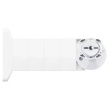 SATEL BRACKET-E-OPAL-EX judesio detektoriaus tvirtinimo laikiklis, 360° sukimasis, 90° vertikalus ir 45° horizontalus reguliavimas, ABS plastikas, baltas