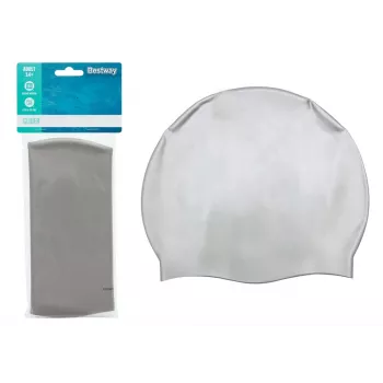 Bestway 26006 silikoninė plaukimo kepuraitė sidabrinė