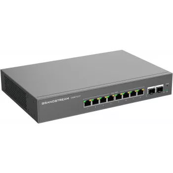 Grandstream GWN7721P 5 prievadų 2,5G valdomas PoE+ komutatorius (4x 2,5G PoE+, 1x 2,5G), 60W biudžetas, be ventiliatoriaus, Cloud/Web valdymas