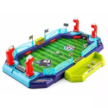 LEAN TOYS 2 in 1 stalo futbolo ir ledo ritulio žaidimas 2 žaidėjams