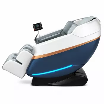 EXTRALINK 3D Zero Gravity masažinis krėslas balta-mėlyna