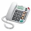 MAXCOM KXT480 stalinis telefonas su laidu - Skambučių identifikavimas, garsiakalbis, juodos spalvos