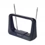 Phil vidaus DVB-T/T2 TV antena su 1,8 m koaksialiniu kabeliu, 75 omų, 3G/4G filtru, juoda