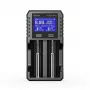 XTAR VX2 PRO SET 2 vietų daugiafunkcis įkroviklis su USB-C įvestimi ir power bank funkcija