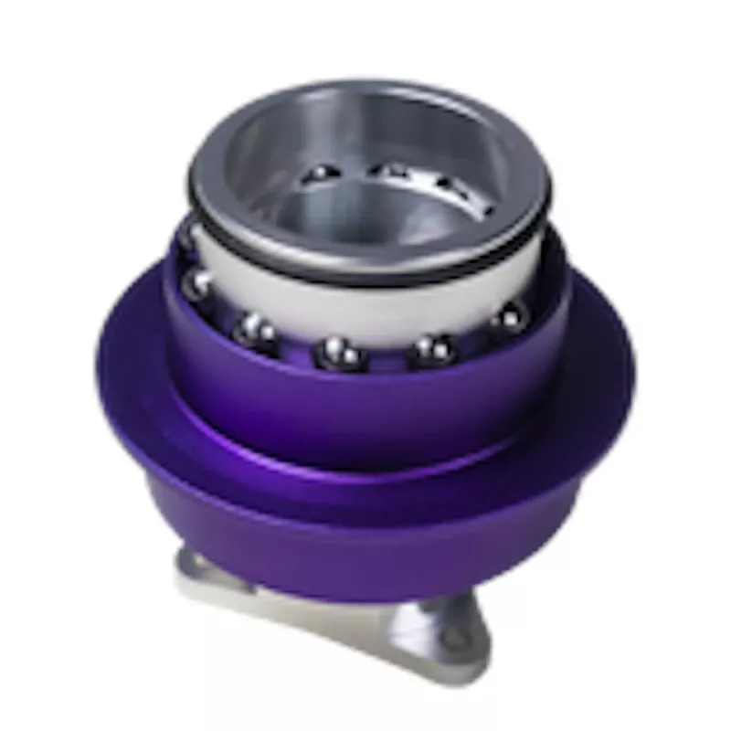 Conspit CDR Quick Release adapteris 50 mm PCD – violetinis/sidabrinis