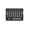 XTAR MX8 8 lizdų USB-C universalus baterijų įkroviklis Li-ion/Ni-MH, 0,25A-2A, LED indikatoriai