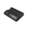 XTAR MX8 8 lizdų USB-C universalus baterijų įkroviklis Li-ion/Ni-MH, 0,25A-2A, LED indikatoriai