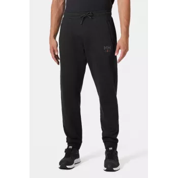 Helly Hansen Essential vyriškos kelnės juodos, reguliaraus kirpimo, French Terry