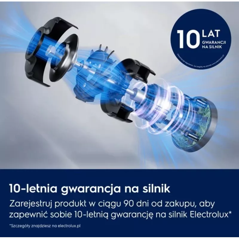 Electrolux Clean 600 EP61CB21W belaidis lazdelinis dulkių siurblys, 21.6V, 55 min veikimo, 0.3L dulkių talpa, baltas