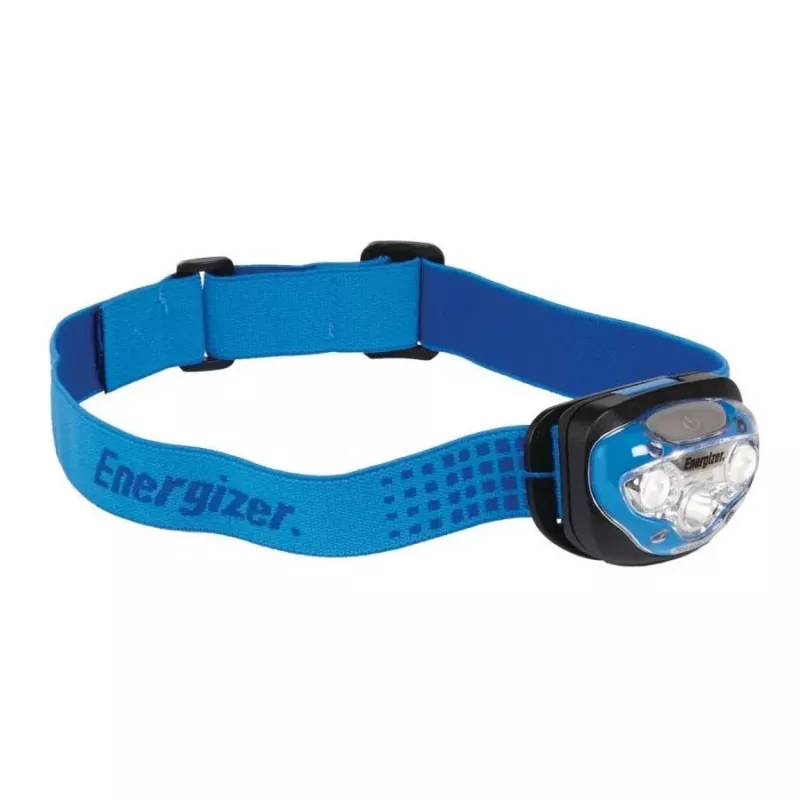 Energizer 326243 LED galvos žibintas, 200 liumenų, IPX4 atsparus purslams, 3 AAA baterijos įeina, juodas